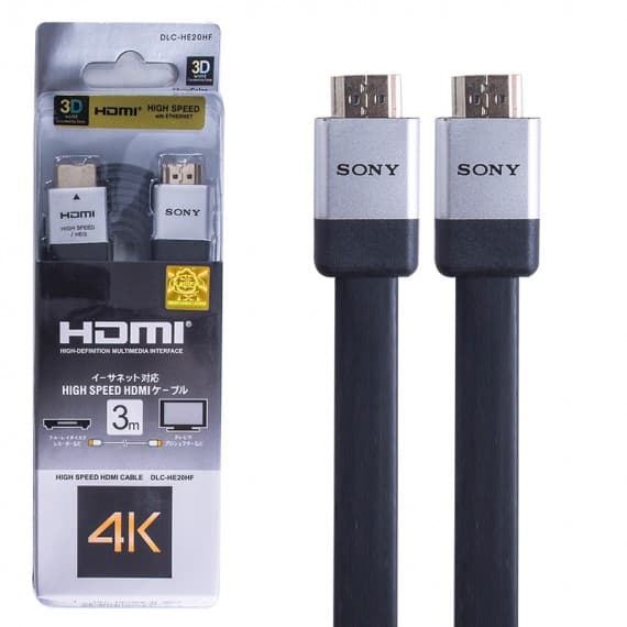کابل HDMI 4K سونی 3D Flat طول 3 متر