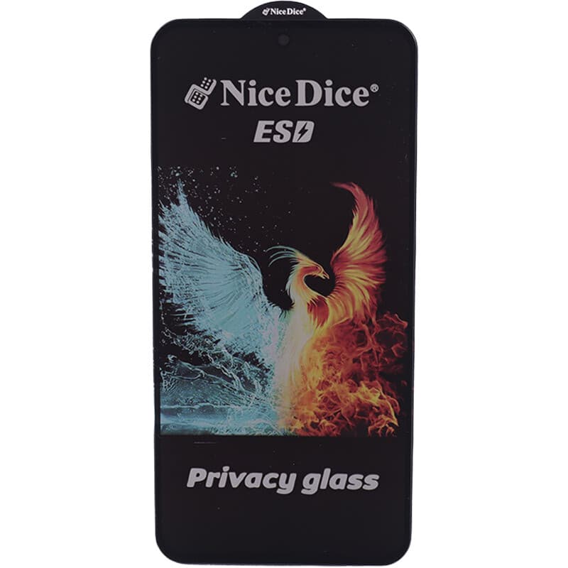 محافظ صفحه نمایش (گلس) پرایوسی  Nice Dice شیائومی  Redmi 12 / Redmi 13 / Note 12R / Note 13R / Poco M6 / Poco M6 Pro