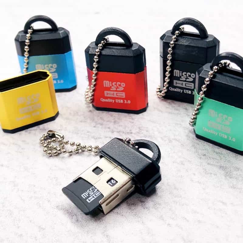 رم ریدر تک کاره فلزی زنجیردار USB۳