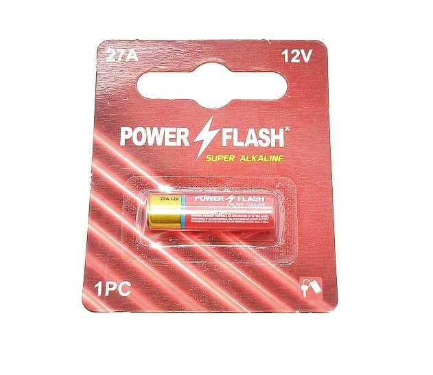 باتری ریموت کنترل 27 آمپر 12 ولت پاورفلش مدل Super Alkaline