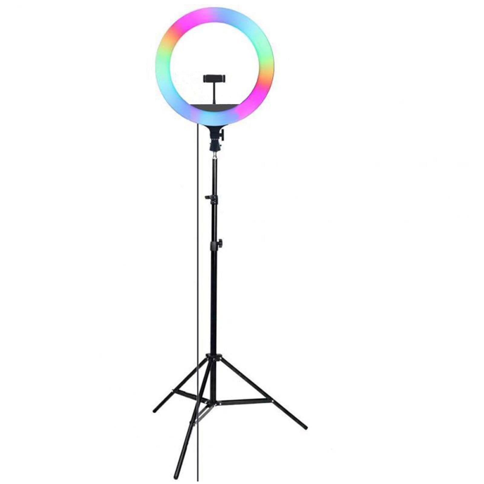 رینگ لایت پایه دار RGB مدل MJ26