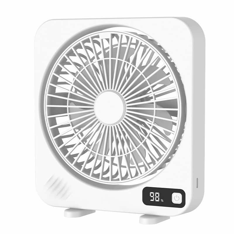 پنکه شارژی سایلنت رومیزی با 5 درجه سرعت مدل TC-016