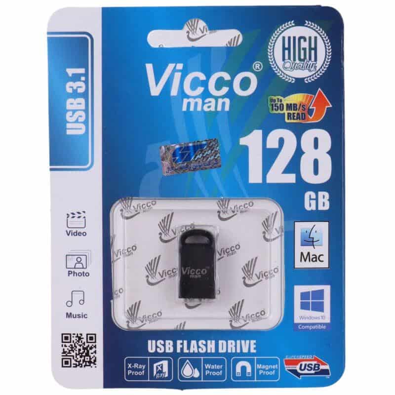 فلش مموری ویکومن مدل  VC382 USB3.1 ظرفیت 128 گیگابایت + گارانتی مادام العمر