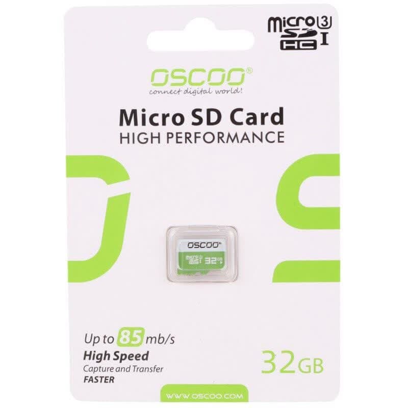 کارت حافظه micro SDHC اوسکو مدل High Performance U3 85MB/s ظرفیت 32 گیگابایت + گارانتی