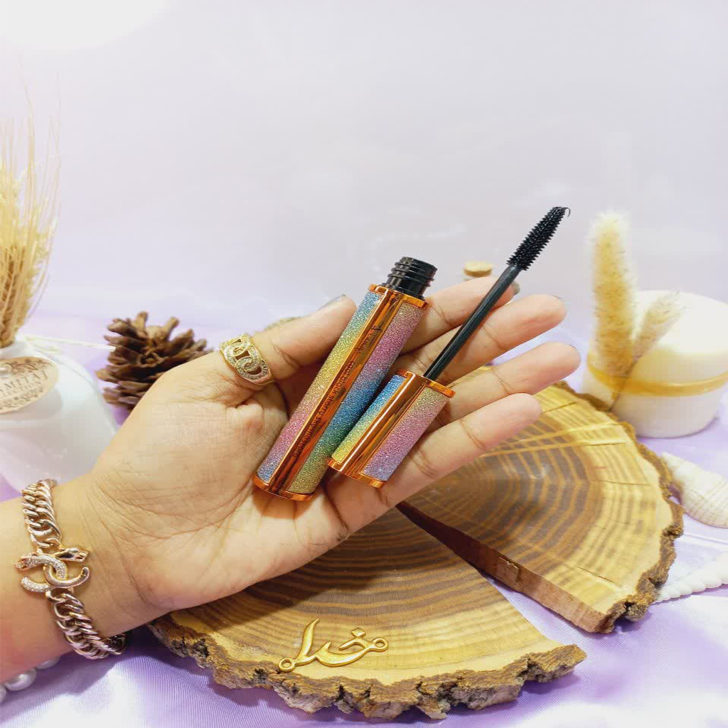 ریمل ضد آب 24 ساعته طرح گلیتری ماسکارا MASCARA