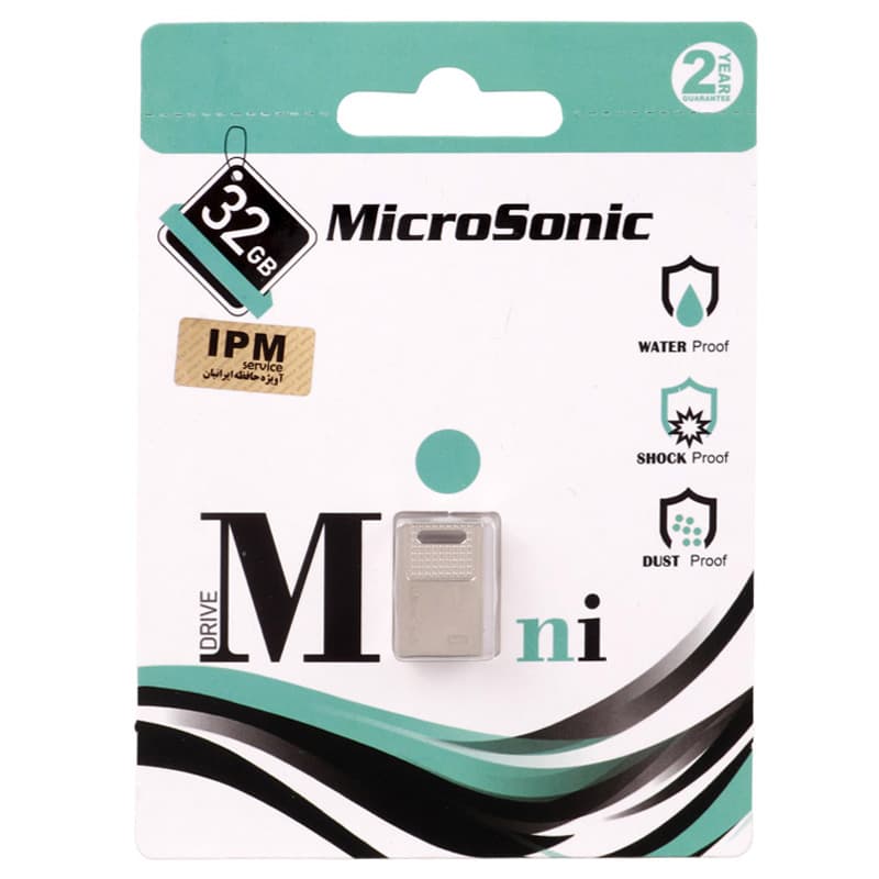 فلش مموری میکروسونیک مدل Drive Mini USB2.0 ظرفیت 32 گیگابایت + گارانتی مادام العمر