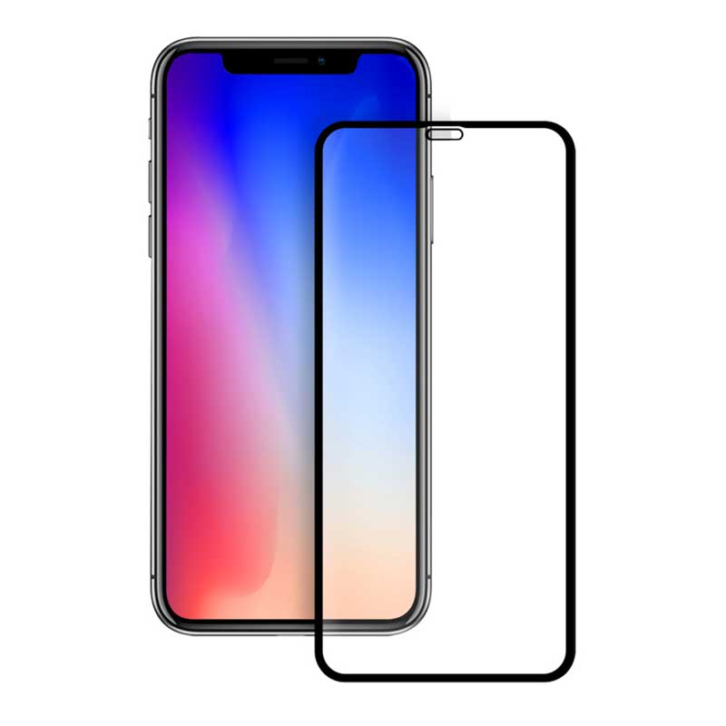 گلس فول چسب شیشه ای آیفون X / XS / 11Pro