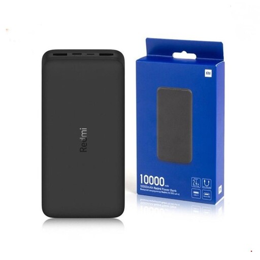 پاوربانک فست شارژ  شیائومی مدل Redmi PB100LZM Global ظرفیت 10000 میلی آمپر ساعت + کابل