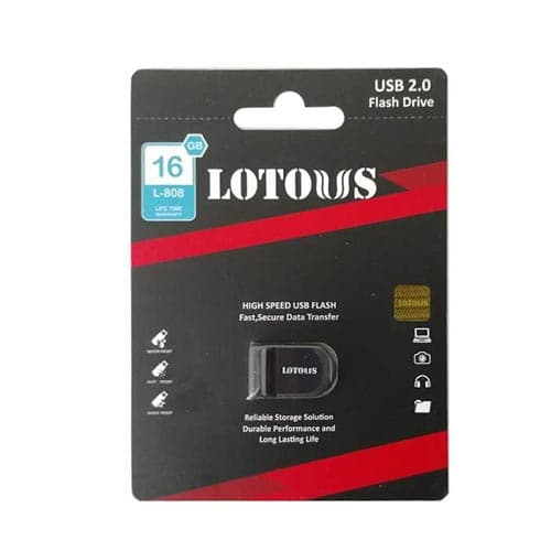 فلش مموری 16 گیگابایت  لوتوس مدل L-808 USB2.0  + گارانتی مادام العمر