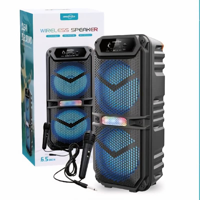 اسپیکر بلوتوثی رم و فلش خور 13 اینچ مدل GTS-2141 + میکروفون