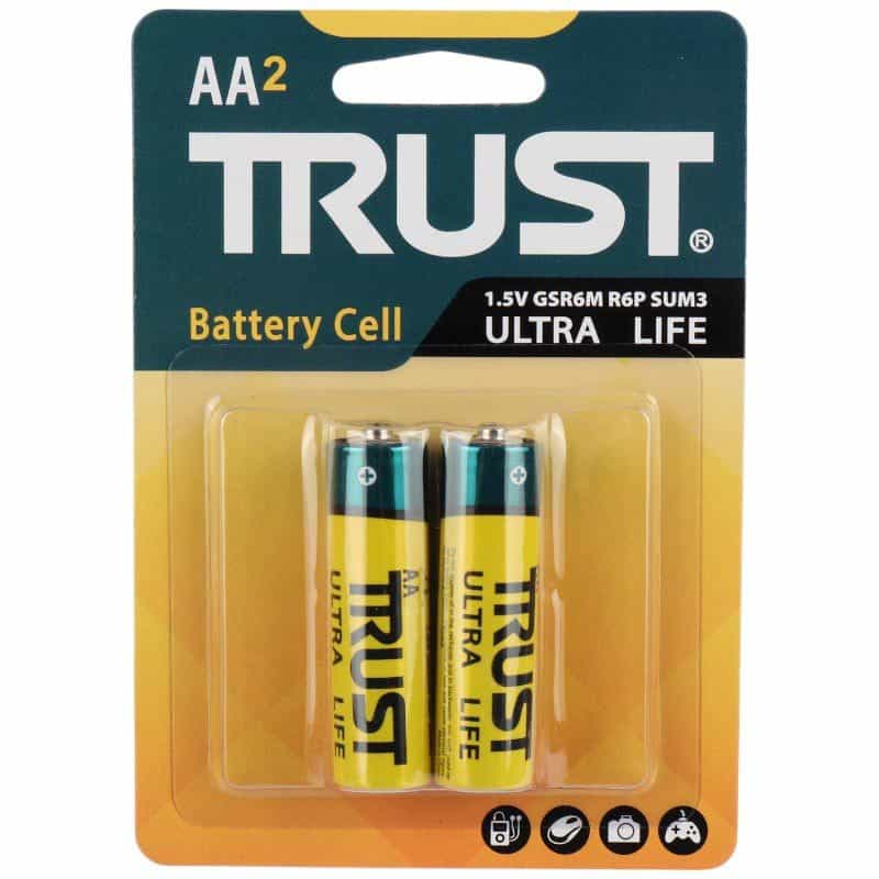 باتری دوتایی قلمی Trust Ultra Life R6P 1.5V AA